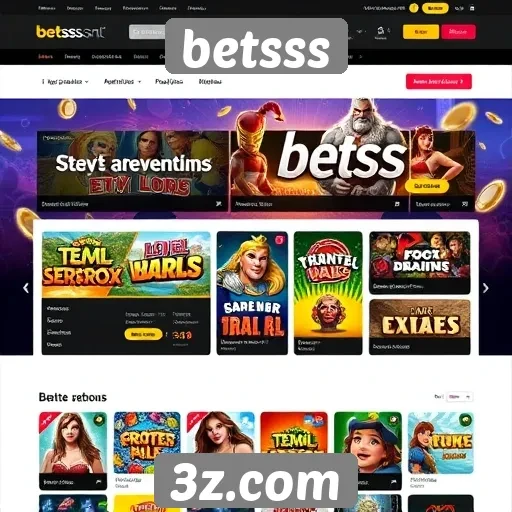 Tendências no design do site de jogos Betsss